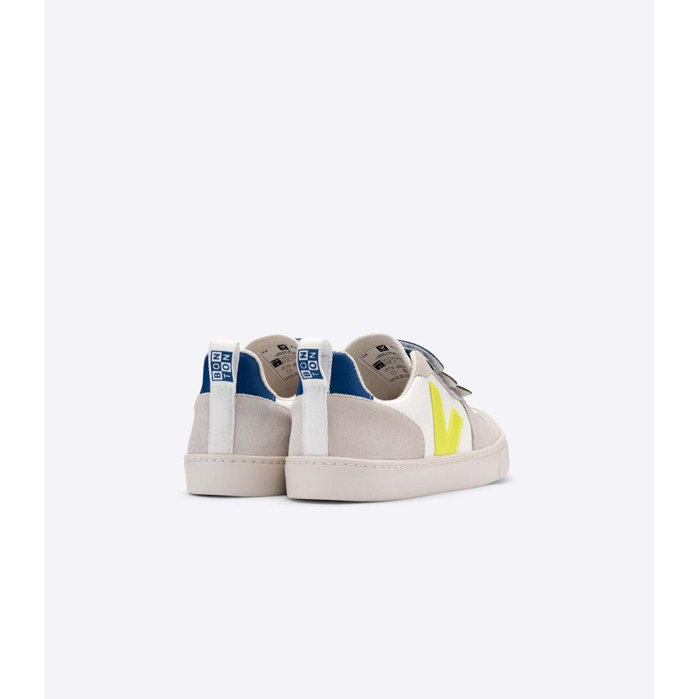 Veja V-10 X BONTON Kids' Sneakers White/Blue | CA 843WNB